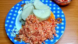 Perfect Egg Stew With Boiled Yam | Yam and Egg Sauce Recipe