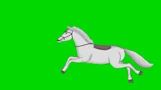 Green screen horse Running video not copyright free to use