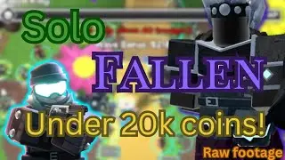 Cheap-ish solo fallen, under 20k coins! (corso tournament entry)