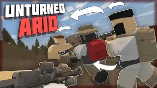 УПРАВЛЯЮ АРМИЕЙ БОМЖЕЙ на КАРТЕ ARID в UNTURNED (рекламирую свой магазин :D)