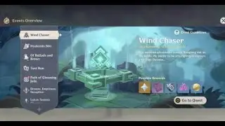 WIND CHASER Rewards Speedrun | Genshin Impact