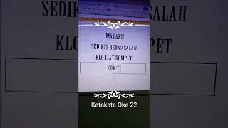 Katakata Oke 22 