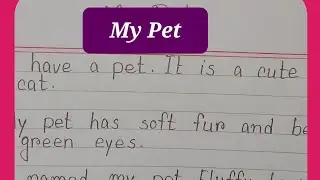 10 Lines On My Pet || Easy Essay On My Pet || My Pet