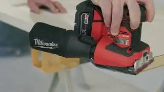 Milwaukee M18BQSS-0  M18 Orbital 1/4 Sheet Sander