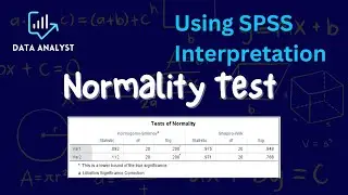 Normality Test using SPSS #spss #normality