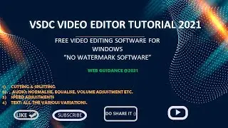 VSDC VIDEO EDITOR TUTORIAL 2021 - FREE VIDEO EDITING SOFTWARE FOR WINDOWS | NO WATERMARK SOFTWARE