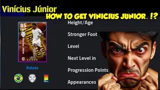 HOW TO GET VINICUIS JUNIOR EFOOTBALL POINTS EXCHANGE ISSUE 100 FIXED EFOOTBALL POINTS