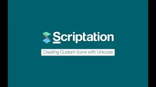 Create Custom Icons with Shapes and Text Boxes | Scriptation Tutorial