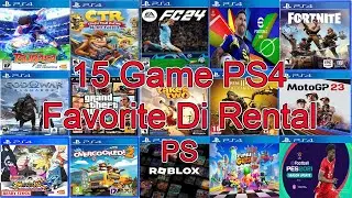 15 Game PS4 Favorite Di Rental PS