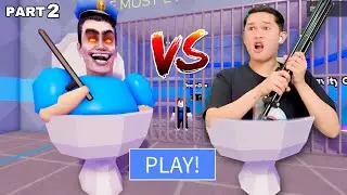 Skibidi Toilet Prison Run sa (ROBLOX) NATAKOT AKO!