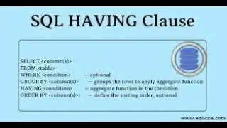 SQL - HAVING clause