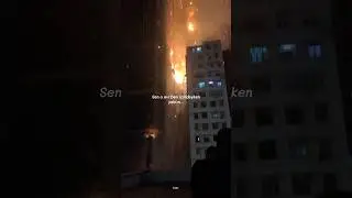 Sen o evi ben içindeyken yaktın...