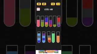 Water Sort - Level 496 - Complete Walk-through