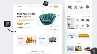 Modern Website Landing Page Design in Figma | Full UI Tutorial