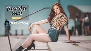 Moody color effect in Photoshop | Free Photoshop Action