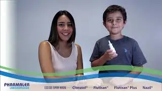 Correcto modo de uso del spray nasal.