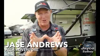 JASE ANDREWS - ALL 4 ADVENTURE - WALKTHROUGH OF THE JAYCO CROSSTRAK HYBRID CARAVAN.