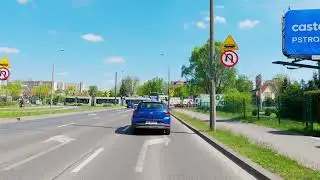 Olsztyn - przejażdżka po mieście. 4k gopro11