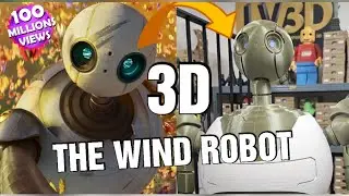 LE ROBOT SAUVAGE EN 3D ( d'après le film d'animation de Dreamworks )