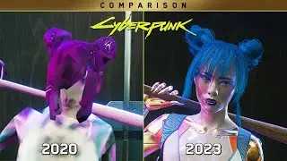Cyberpunk 2077 | Release vs. Now – Physics & Details Comparison