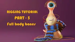 How to create bones setup in Maya || Part - 5