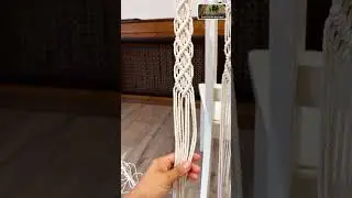 Полка-панно в технике макраме за пару часов 🔥 