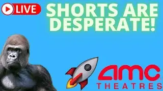 AMC STOCK LIVE WITH SHORT THE VIX! - SHORTS ARE DESPERATE!