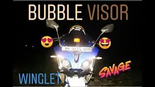 Bubble visor | windshield | winglet | RS 200