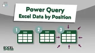 Power Query: Get data when sheet/Table names change (2 ways) | Excel Off The Grid