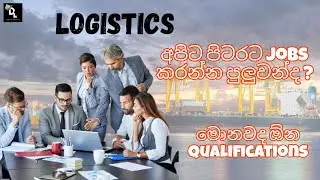 Logistics කරන අයට  පිටරට තියන jobs මොනවද? ⚓️⛴️ 