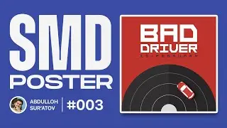 SMM dizayn / SMD / SMD design / SMM poster / SMD poster / Photoshop tutorial / Poster