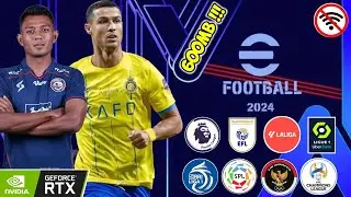 Main eFootball PES 2024 PPSSPP Graphics HD Android Offline Real Face New Update Transfer 2024/2025
