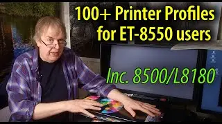 100+ ICC Profiles I've made for the ET-8550 ink tank printer. Use both blacks