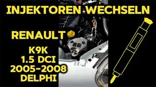 Injektor wechseln, 1.5 dci K9K, Renault Dacia Nissan Mercedes #tipps #trick #anleitung
