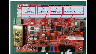 SUNLU Terminator 3(T3). Значение напряжения для шаговых двигателей