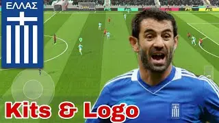 Make Greece Team Kits & Logo 2023 - Dream League Soccer