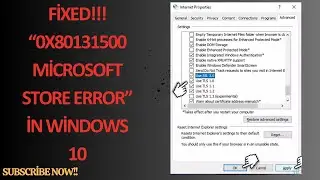 Fix 0x80131500 Microsoft Store Error in Windows 10