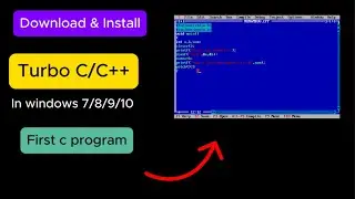 how to download turbo c++ in windows 10 |  Installing turbo c++ in windows| codz learners