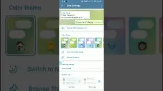 Telegram import Settings