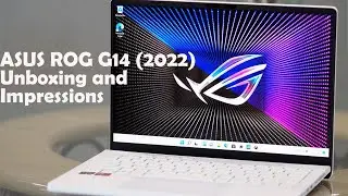 ASUS ROG Zephyrus G14 (2022) AMD Edition Unboxing and Impressions