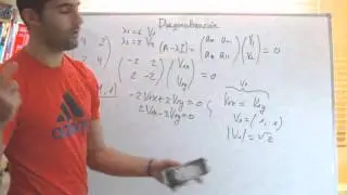 Álgebra - Diagonalización, autovalores y autovectores de una matriz