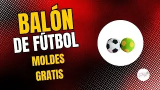 Balón de Futbol ⚽ fleecer polar - MOLDES GRATIS - PARA REGALAR O PARA TU IDEA DE EMPRENDIMIENTO ⚽
