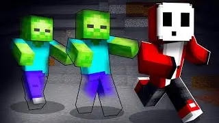Minecraft, But Mobs Are INVISIBLE!