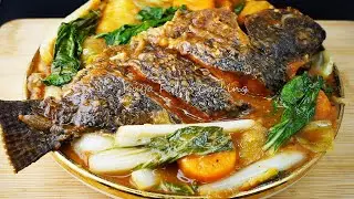 NASUBUKAN NYO NA BA ANG GANITONG LUTO SA TILAPIA??? TAOB ANG KALDERO NG KANIN SA POCHERONG TILAPIA!!