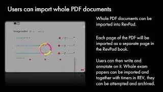 Import whole PDF (exam papers and notes) into REV