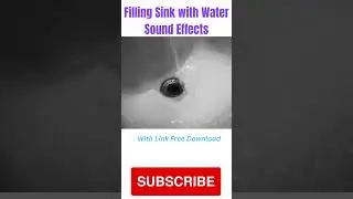 Filling Sink with Water Sound Effects #soundeffects #shorts