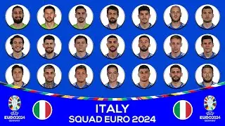ITALY OFFICIAL 26 MAN SQUAD EURO 2024 | ITALY FINAL SQUAD LIST FOR UEFA EURO 2024