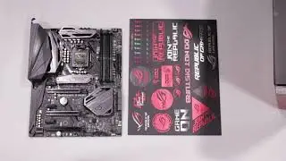 Unboxing Asus Motherboard Rog Maximus X Hero hands on
