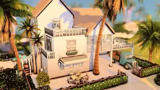 5 BEDROOM BEACH HOUSE • NO CC • Sims 4 • Speedbuild