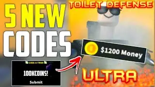 NEW UPDATE⚡️TOILET DEFENSE ULTRA CODES 2023 - ROBLOX TOILET DEFENSE ULTRA CODES